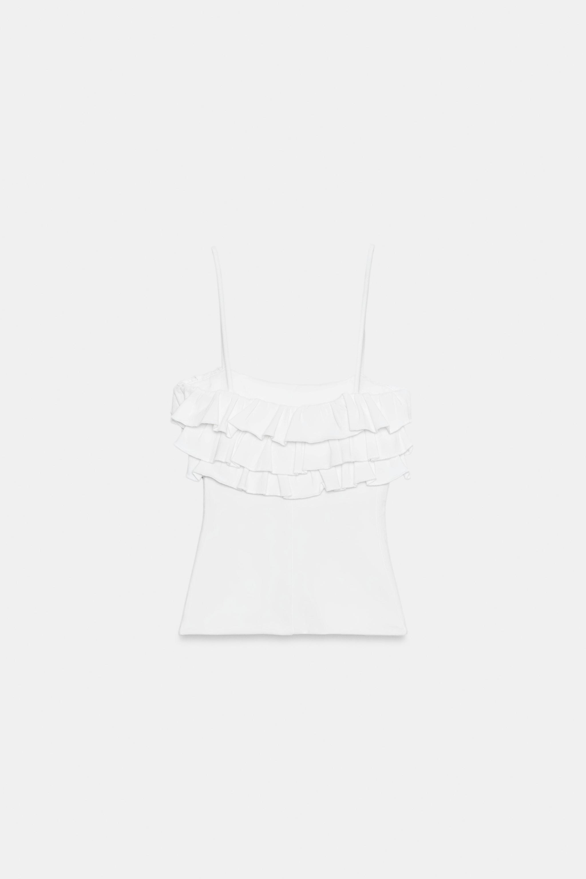 RUFFLED CAMISOLE